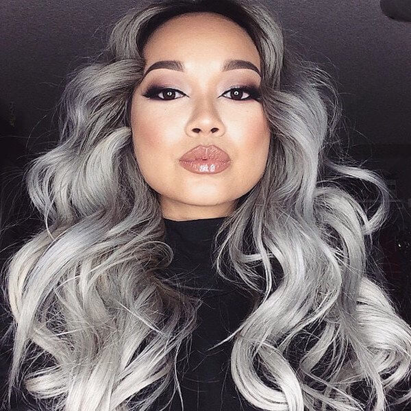 15 filles  qui nous montrent que les cheveux  gris  c est 