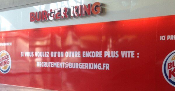 burger king recrute