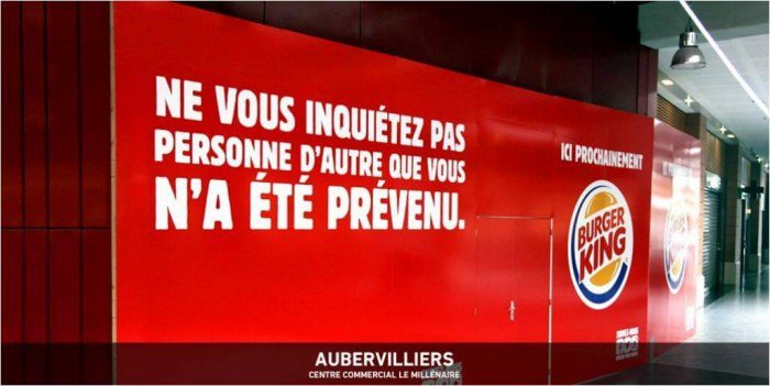 ouverture burger king aubervilliers